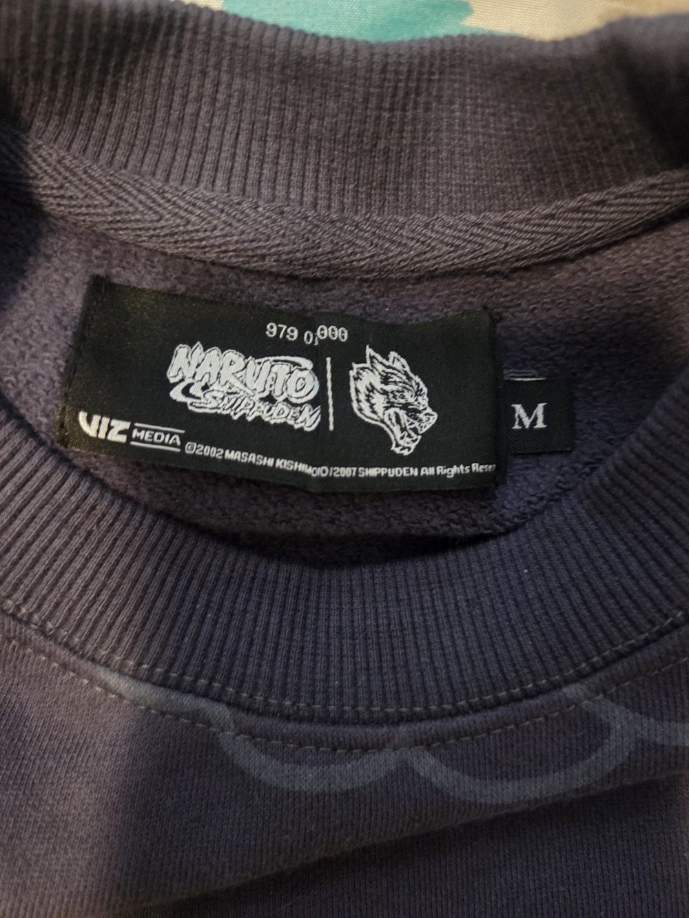 Darc Sport Navy Crewneck Sweatshirt with White Logo Tag - Picture 4 of 7